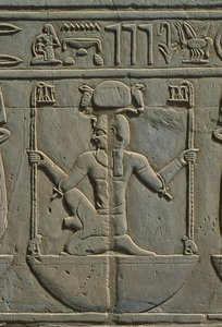 Detail van een reliëf